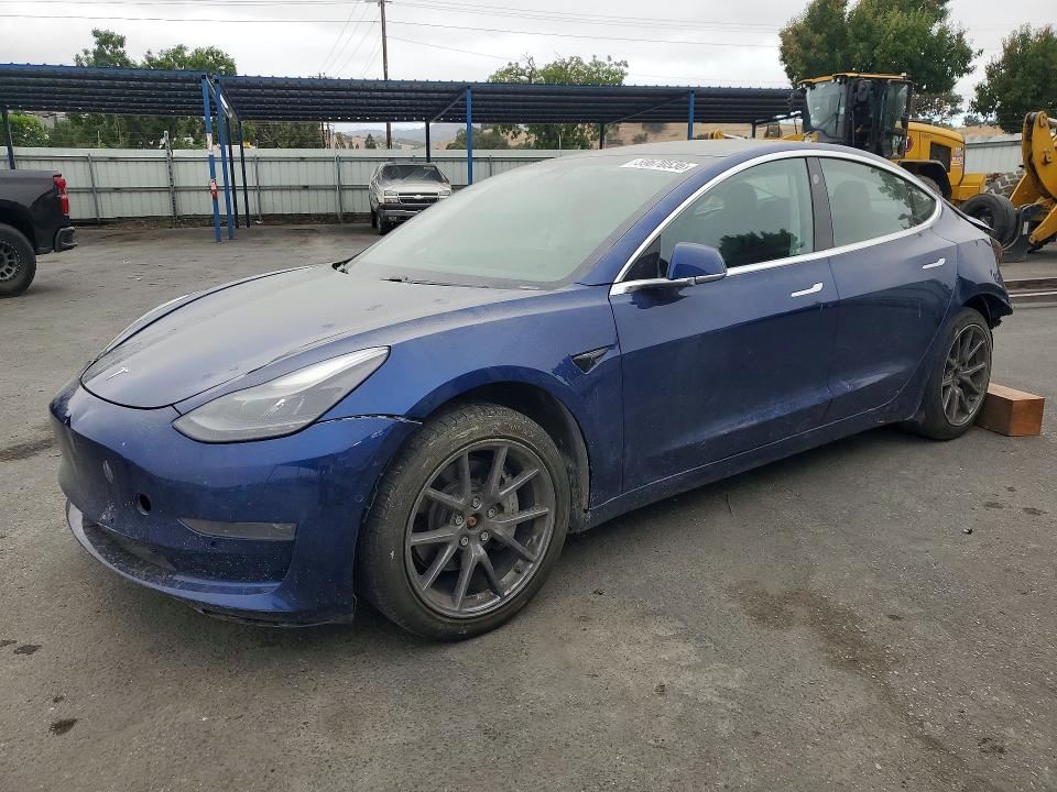 59670536 :رقم المزاد ، 5YJ3E1EBXKF497156 vin ، 2019 Tesla Model 3 مزاد بيع