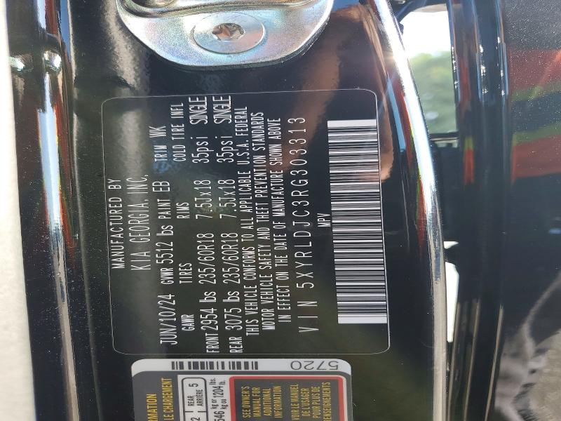 Продаж на аукціоні авто 2024 Kia Sorento, vin: 5XYRLDJC3RG303313, номер лоту: 60843406