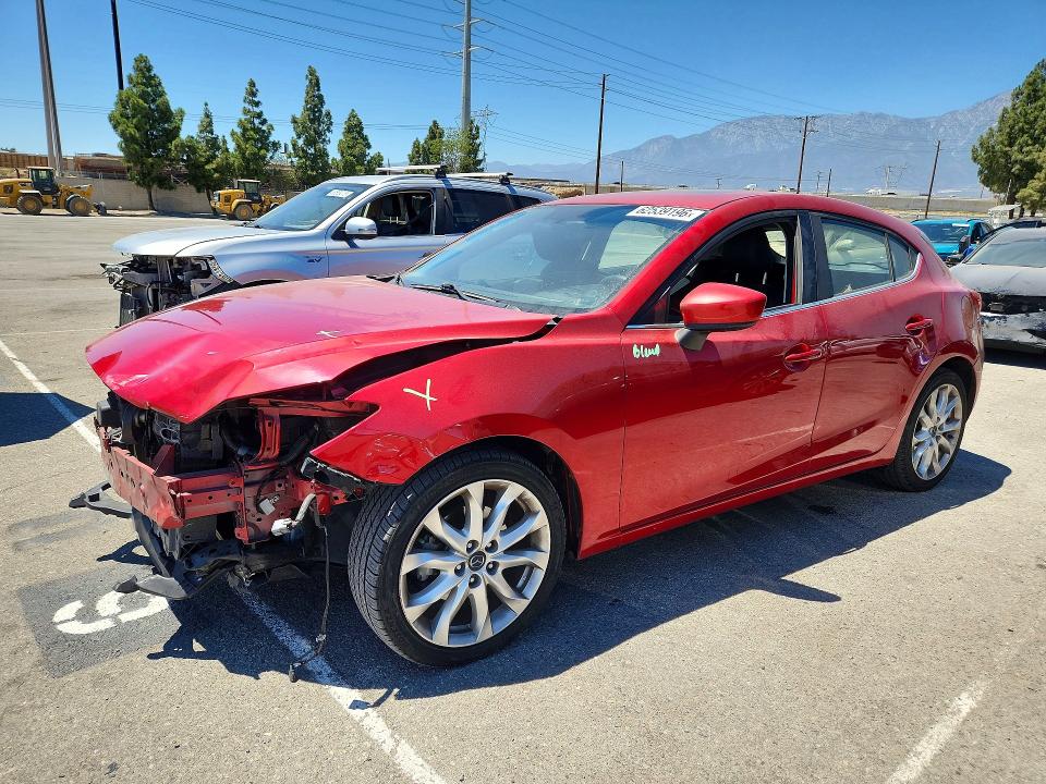 2015 Mazda 3 მანქანა იყიდება აუქციონზე, vin: JM1BM1M30F1236996, აუქციონის ნომერი: 62539196
