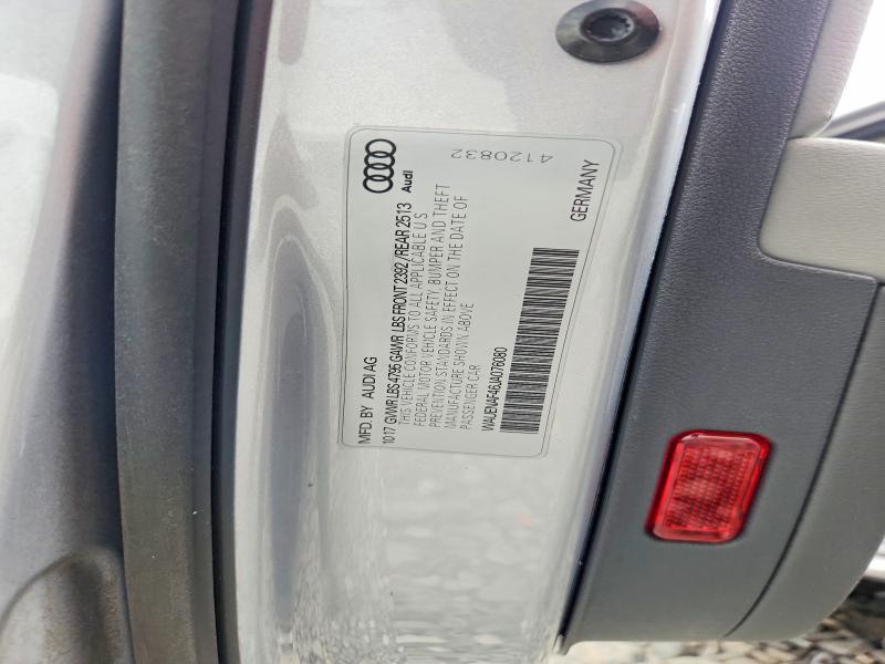 Продаж на аукціоні авто 2018 Audi A4, vin: WAUENAF46JA076080, номер лоту: 61671536