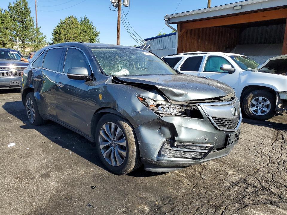 61542346 :رقم المزاد ، 5FRYD4H43EB044121 vin ، 2014 Acura Mdx مزاد بيع