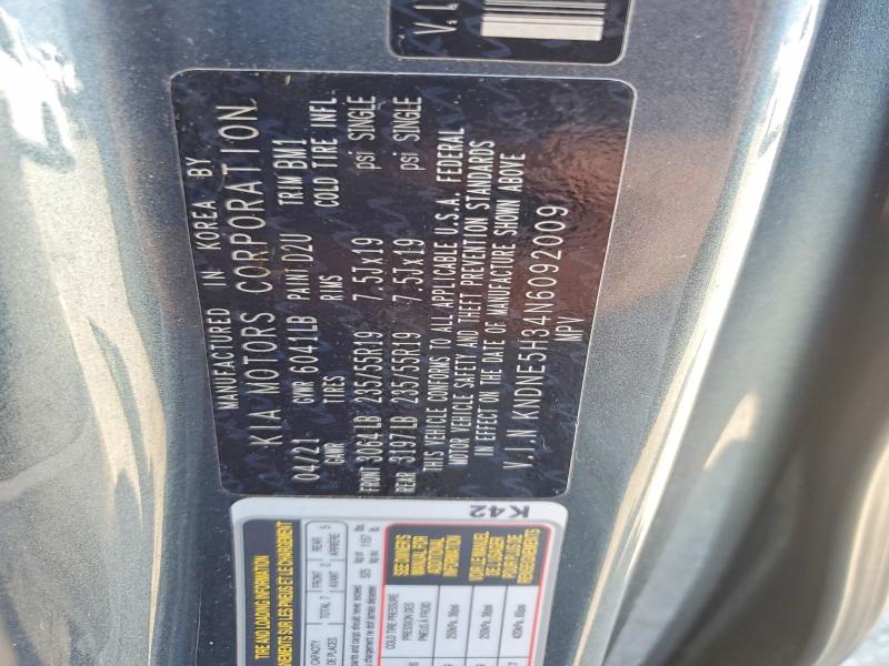 Продажа на аукционе авто 2022 Kia Carnival, vin: KNDNE5H34N6092009, номер лота: 61958196