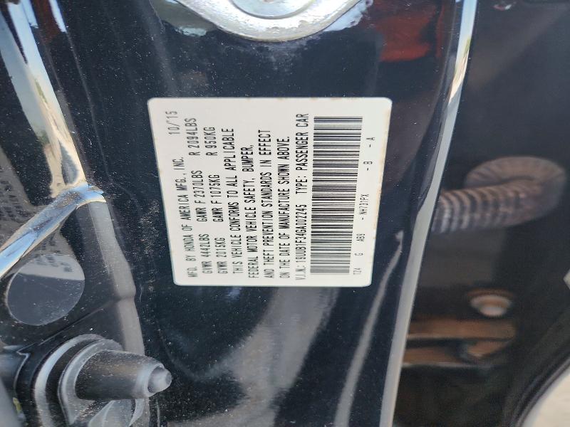 63045226 :رقم المزاد ، 19UUB1F34GA002245 vin ، 2016 Acura Tlx مزاد بيع