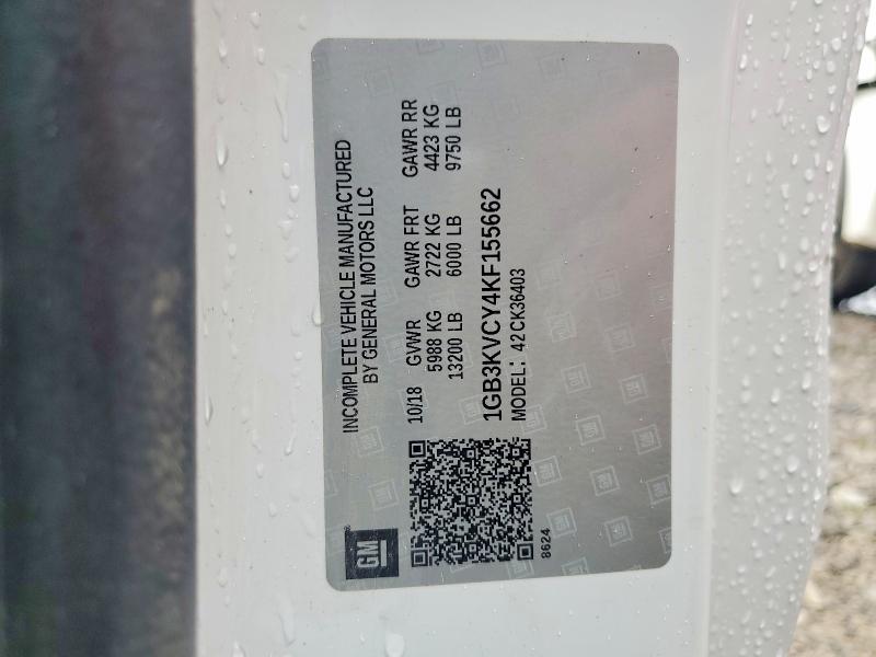 Aukcja sprzedaży 2019 Chevrolet Silverado, vin: 1GB3KVCY4KF155662, numer aukcji: 58224986