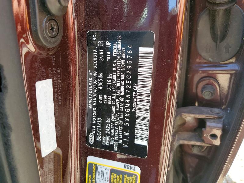 Aukcja sprzedaży 2014 Kia Optima, vin: 5XXGM4A72EG296764, numer aukcji: 59902806