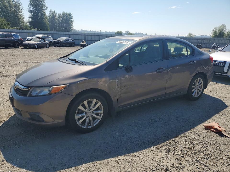 2012 Honda Civic მანქანა იყიდება აუქციონზე, vin: JHMFB2F87CS006494, აუქციონის ნომერი: 56636746