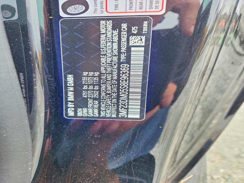 Aukcja sprzedaży 2025 Bmw M2, vin: 3MF23DM05S8E96369, numer aukcji: 62639756