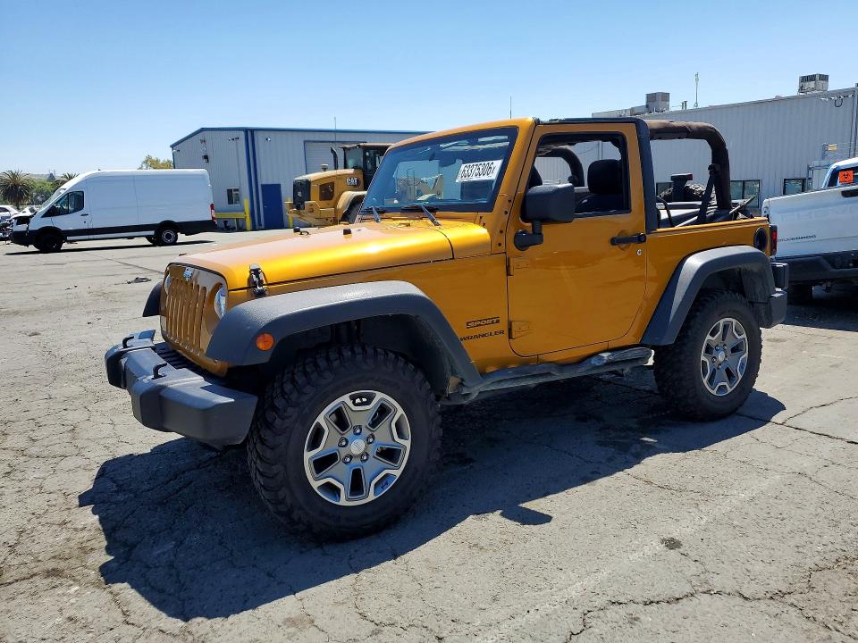 Auction sale of the 2014 Jeep Wrangler, vin: 1C4AJWAG0EL192588, lot number: 63375306