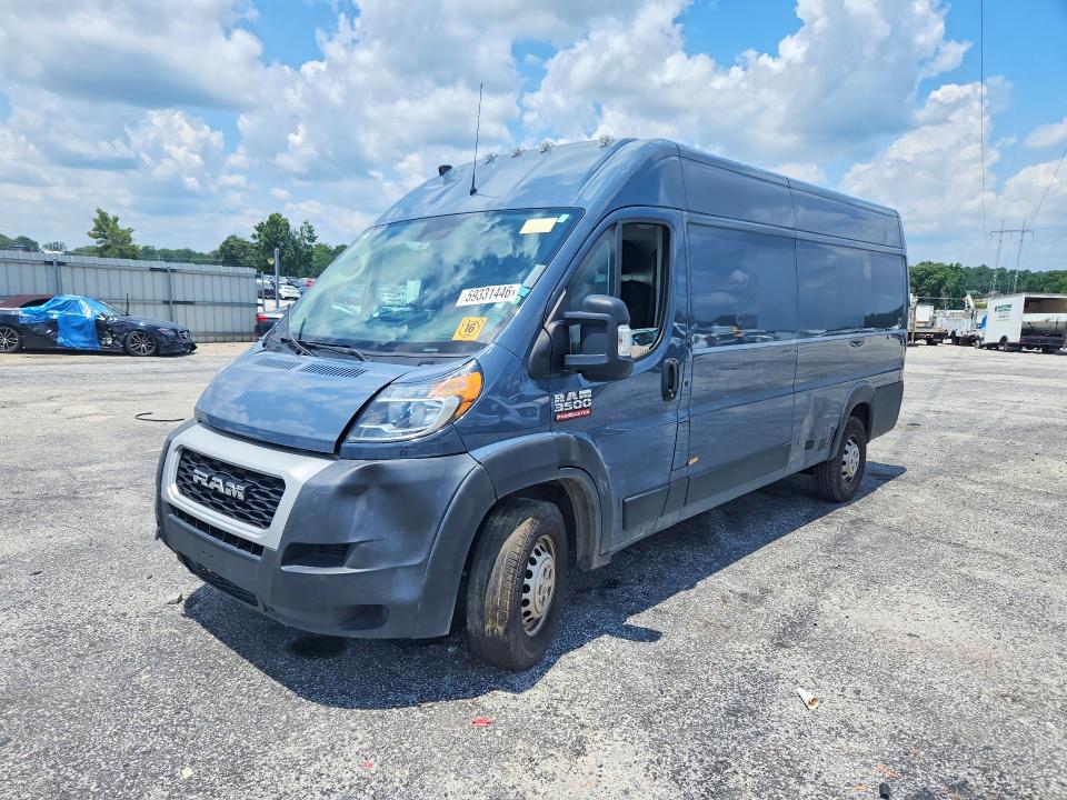 59331446 :رقم المزاد ، 3C6MRVJG7ME572154 vin ، 2021 Ram Promaster 1500 مزاد بيع