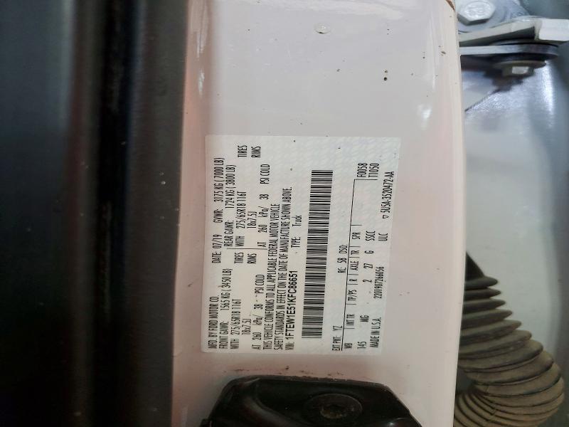 Aukcja sprzedaży 2019 Ford F150, vin: 1FTEW1E51KFC86651, numer aukcji: 62582426