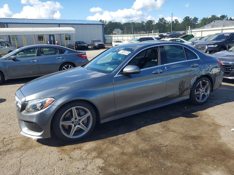 2018 Mercedes-benz C მანქანა იყიდება აუქციონზე, vin: 55SWF4KB5JU244923, აუქციონის ნომერი: 60262226