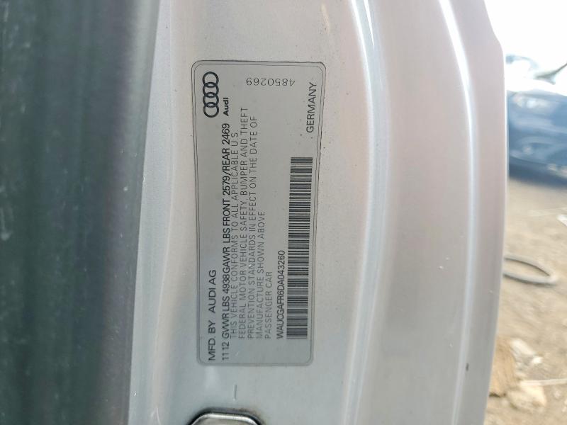 Aukcja sprzedaży 2013 Audi S5, vin: WAUCGAFR6DA043260, numer aukcji: 60147416