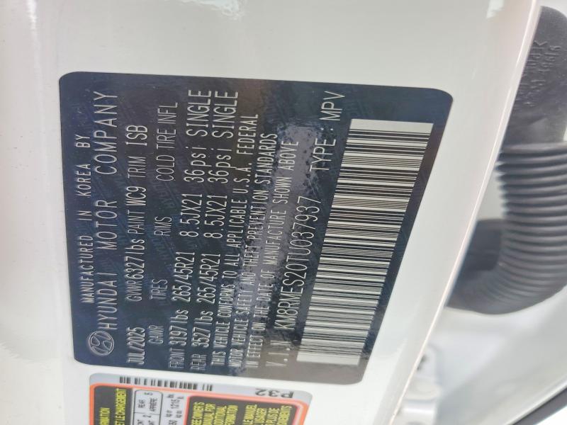 59840296 :رقم المزاد ، KM8RMES20TU037937 vin ، 2026 Hyundai Palisade مزاد بيع