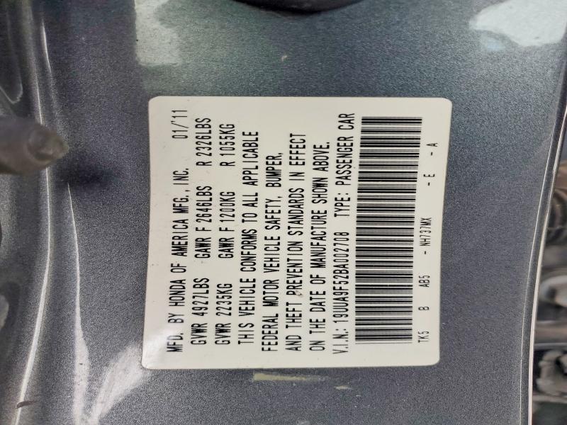 Продажа на аукционе авто 2011 Acura Tl, vin: 19UUA9F52BA002708, номер лота: 61430736