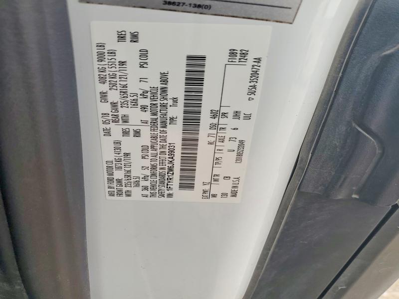 62468246 :رقم المزاد ، 1FTYR1ZM6JKA99031 vin ، 2018 Ford Transit مزاد بيع