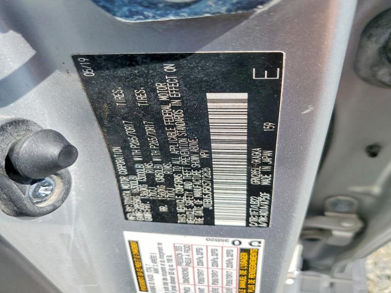 Aukcja sprzedaży 2019 Toyota 4runner, vin: JTEBU5JR5K5712626, numer aukcji: 60644126