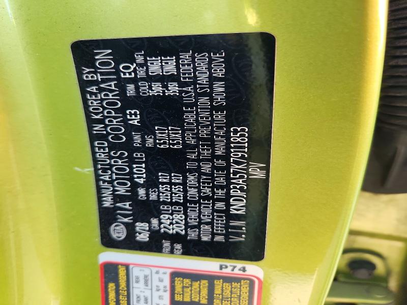 Aukcja sprzedaży 2019 Kia Soul, vin: KNDJP3A57K7911853, numer aukcji: 61581756
