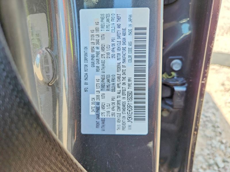 Aukcja sprzedaży 2024 Mazda Cx-90, vin: JM3KKEHD8R1189390, numer aukcji: 60555526