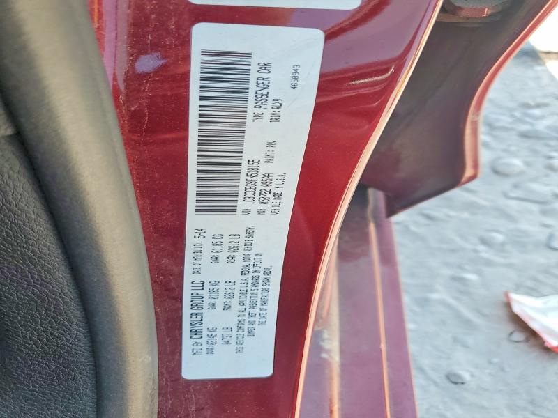 59670386 :رقم المزاد ، 1C3CCCBG9FN518155 vin ، 2015 Chrysler 200 مزاد بيع