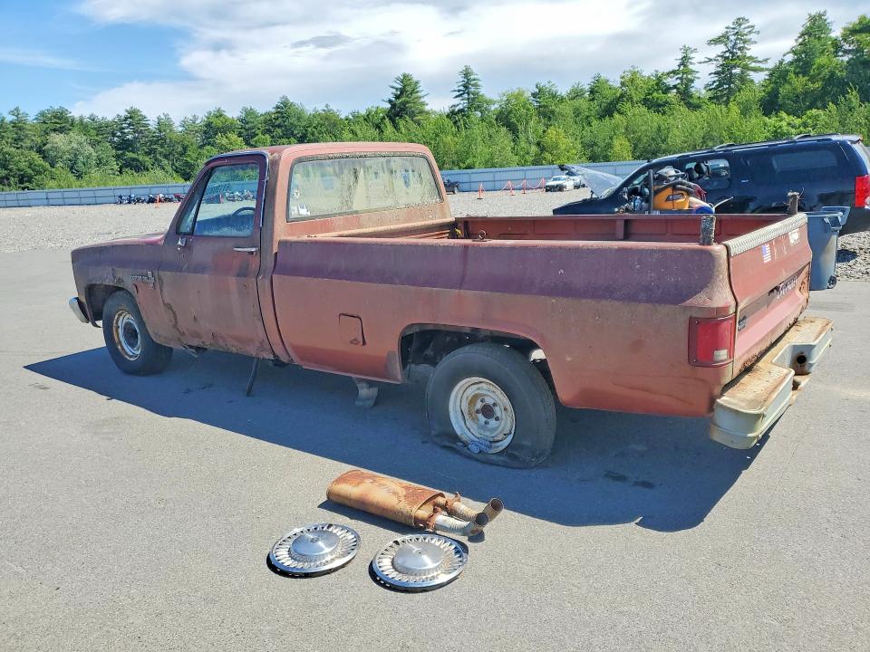 61190836 :رقم المزاد ، 2GCCC14H5G1158083 vin ، 1986 Chevrolet C10 مزاد بيع