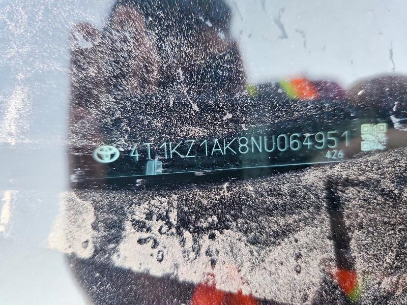 Продаж на аукціоні авто 2022 Toyota Camry, vin: 4T1KZ1AK8NU064951, номер лоту: 59323166