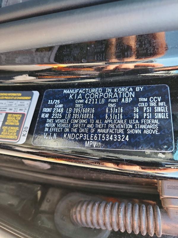 60131276 :رقم المزاد ، KNDCP3LE6T5343324 vin ، 2026 Kia Niro مزاد بيع
