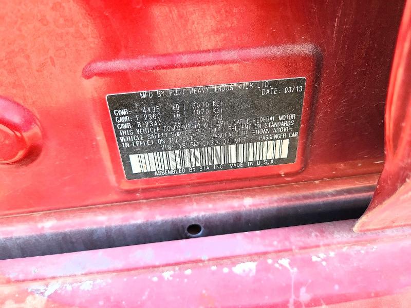 Продаж на аукціоні авто 2013 Subaru Legacy, vin: 4S3BMBG63D3041987, номер лоту: 60819326