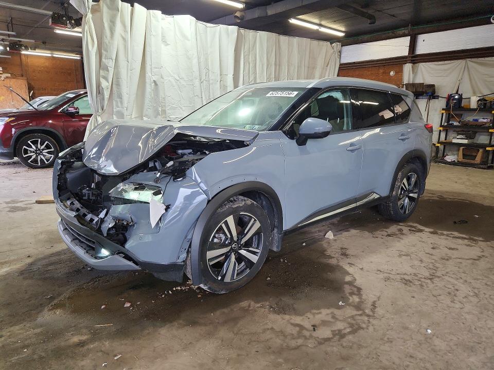 62575156 :رقم المزاد ، 5N1AT3CB6MC673028 vin ، 2021 Nissan Rogue مزاد بيع