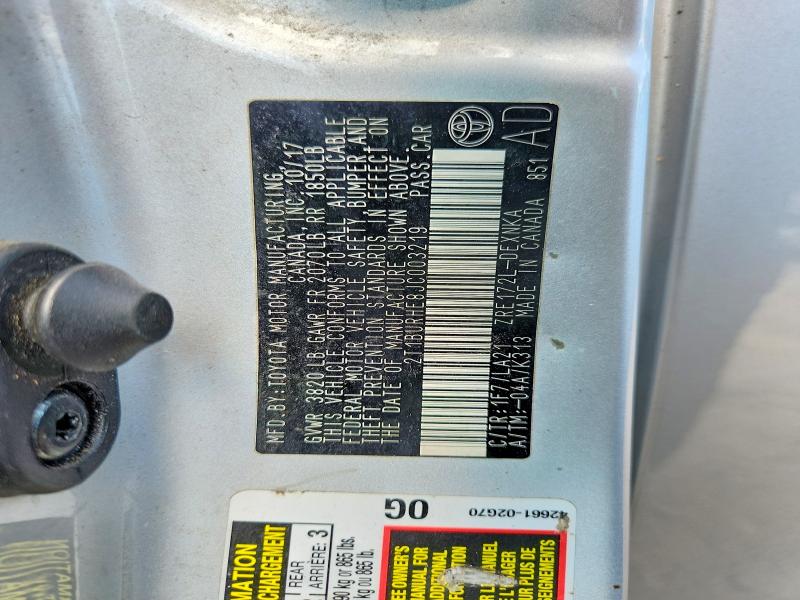 58894126 :رقم المزاد ، 2T1BURHE8JC003219 vin ، 2018 Toyota Corolla مزاد بيع