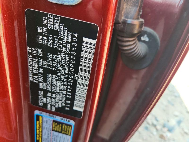 Aukcja sprzedaży 2023 Kia Telluride, vin: 5XYP5DGC0PG335304, numer aukcji: 58627066