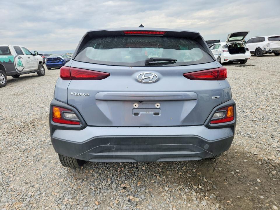 61000406 :رقم المزاد ، KM8K1CAA0MU722030 vin ، 2021 Hyundai Kona مزاد بيع