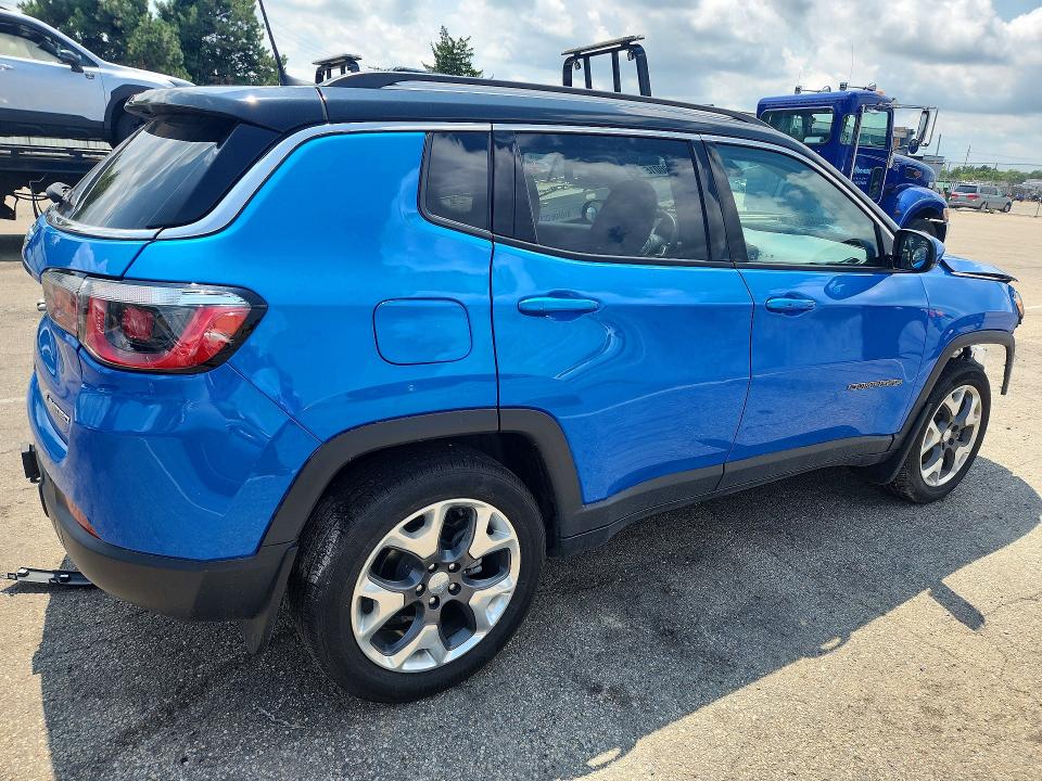 2018 Jeep Compass მანქანა იყიდება აუქციონზე, vin: 3C4NJDCB8JT397985, აუქციონის ნომერი: 61230016