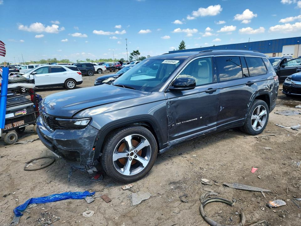 59369946 :رقم المزاد ، 1C4RJKBG6M8170767 vin ، 2021 Jeep Grand Cherokee مزاد بيع