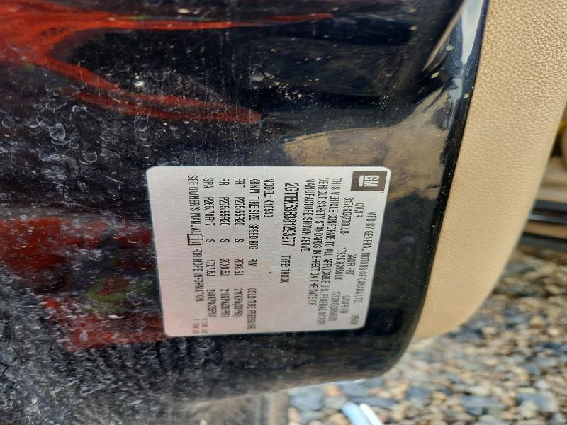 2008 Gmc New Sierra მანქანა იყიდება აუქციონზე, vin: 2GTEK638381293977, აუქციონის ნომერი: 63149716