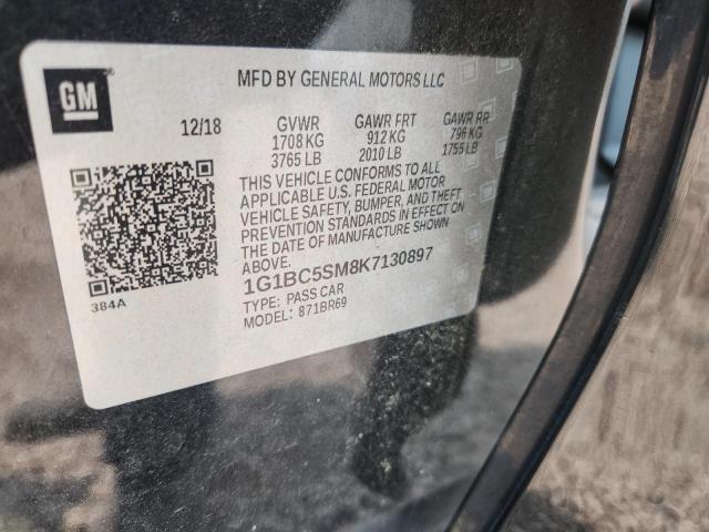 Продажа на аукционе авто 2019 Chevrolet Cruze, vin: 1G1BC5SM8K7130897, номер лота: 60702446