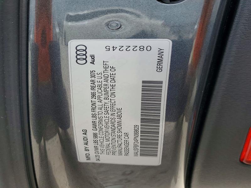 Продажа на аукционе авто 2023 Audi S7, vin: WAUSFBF24PN068629, номер лота: 61399716