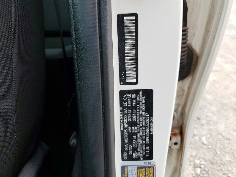 Aukcja sprzedaży 2020 Kia Forte, vin: 3KPF24AD2LE232317, numer aukcji: 59619366