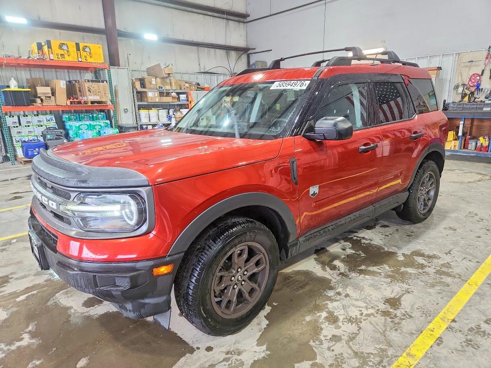 Auction sale of the 2022 Ford Bronco Sport, vin: 3FMCR9B67NRD92681, lot number: 58594976