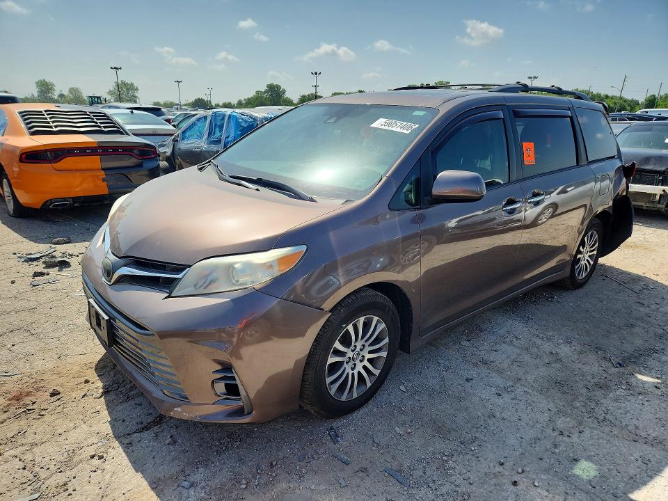 2018 Toyota Sienna მანქანა იყიდება აუქციონზე, vin: 5TDYZ3DC4JS903524, აუქციონის ნომერი: 59051406