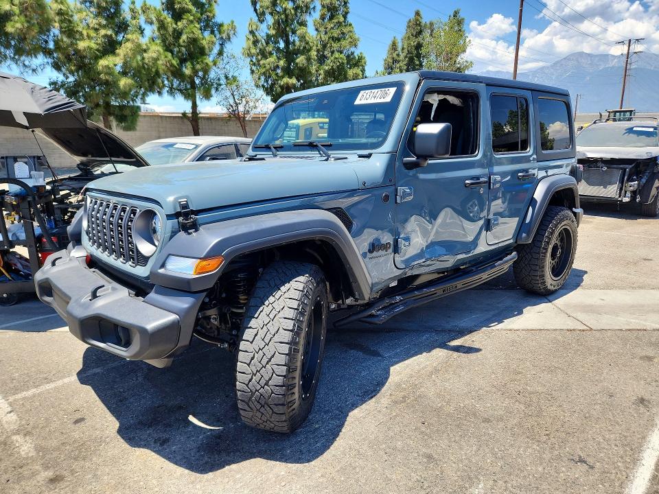 61314706 :رقم المزاد ، 1C4PJXDG2SW535780 vin ، 2025 Jeep Wrangler مزاد بيع