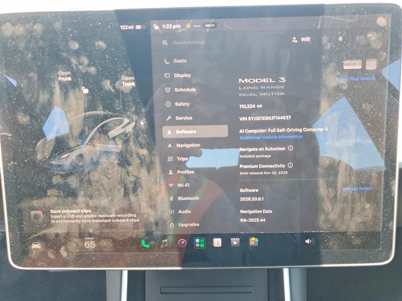 63254556 :رقم المزاد ، 5YJ3E1EB6JF144637 vin ، 2018 Tesla Model 3 مزاد بيع