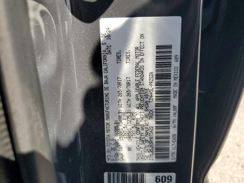 Продажа на аукционе авто 2024 Toyota Tacoma, vin: 3TMLB5JN3RM073422, номер лота: 59599566