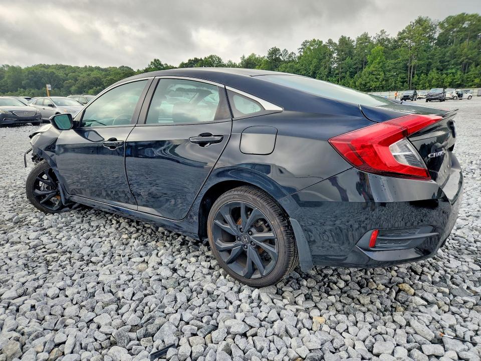 2020 Honda Civic მანქანა იყიდება აუქციონზე, vin: 19XFC2F86LE015740, აუქციონის ნომერი: 62296396