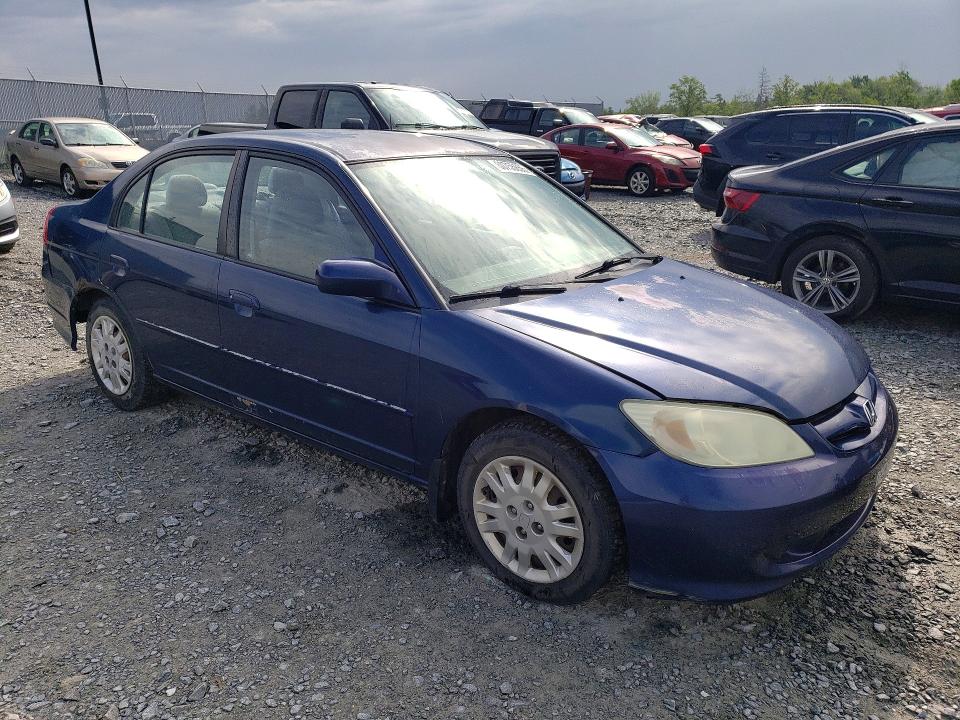 60755656 :رقم المزاد ، 2HGES16604H936950 vin ، 2004 Honda Civic مزاد بيع