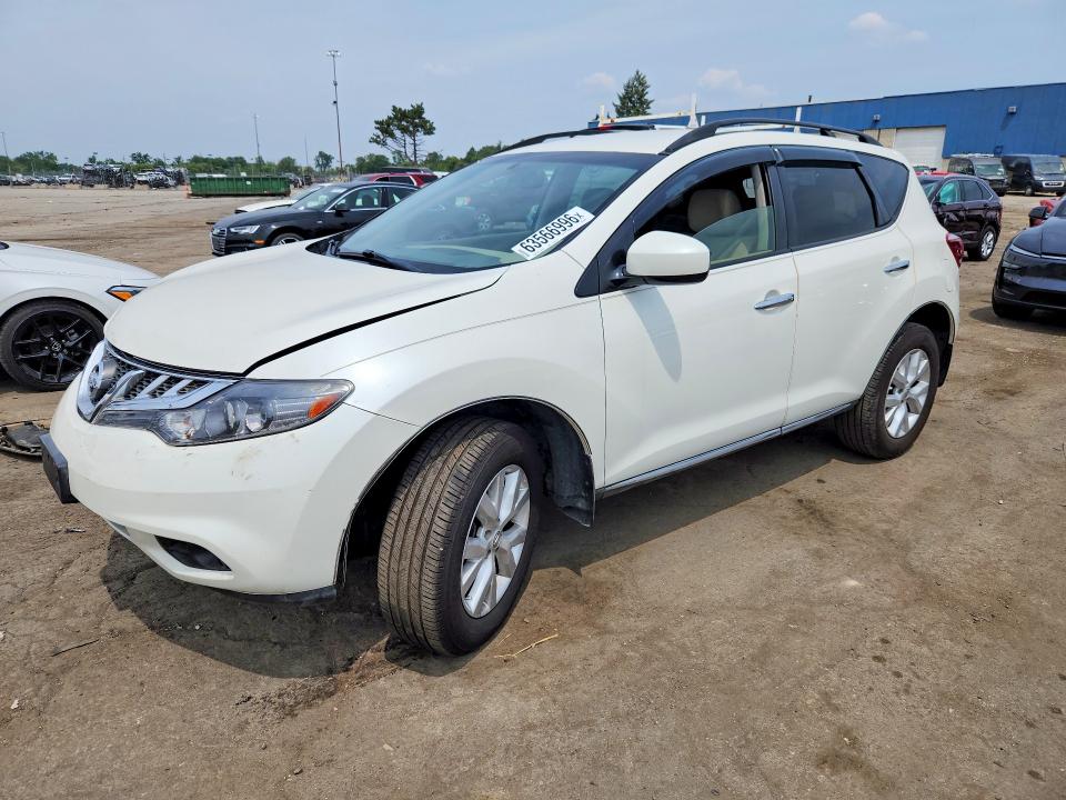 2014 Nissan Murano მანქანა იყიდება აუქციონზე, vin: JN8AZ1MW3EW530499, აუქციონის ნომერი: 63566996