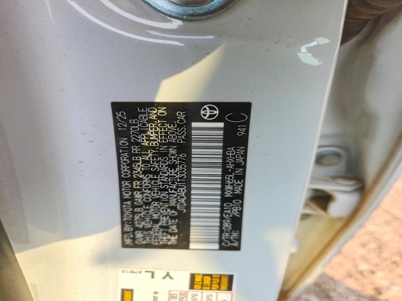 Продаж на аукціоні авто 2026 Toyota Prius, vin: JTDADABU1T3035776, номер лоту: 62416376