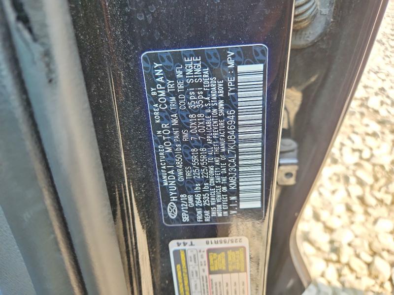 Aukcja sprzedaży 2019 Hyundai Tucson, vin: KM8J3CAL7KU846946, numer aukcji: 60710326