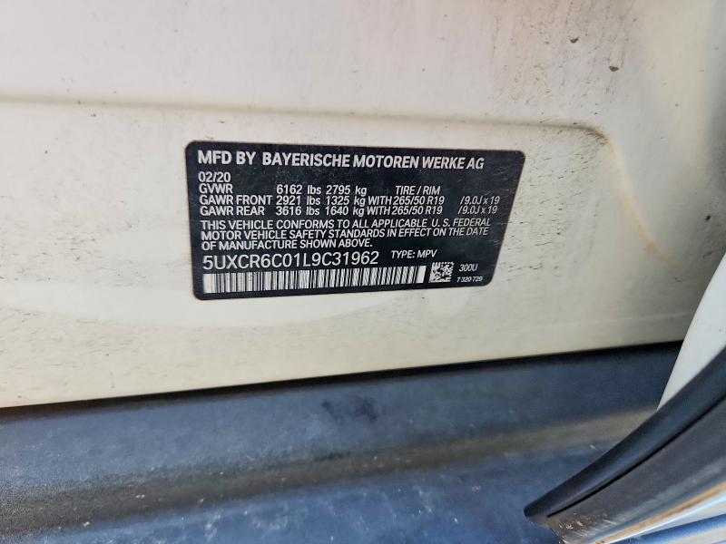 2020 Bmw X5 მანქანა იყიდება აუქციონზე, vin: 5UXCR6C01L9C31962, აუქციონის ნომერი: 61761906