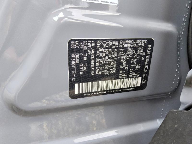 Aukcja sprzedaży 2026 Nissan Rogue, vin: JN8BT3BA6TW331596, numer aukcji: 57511706
