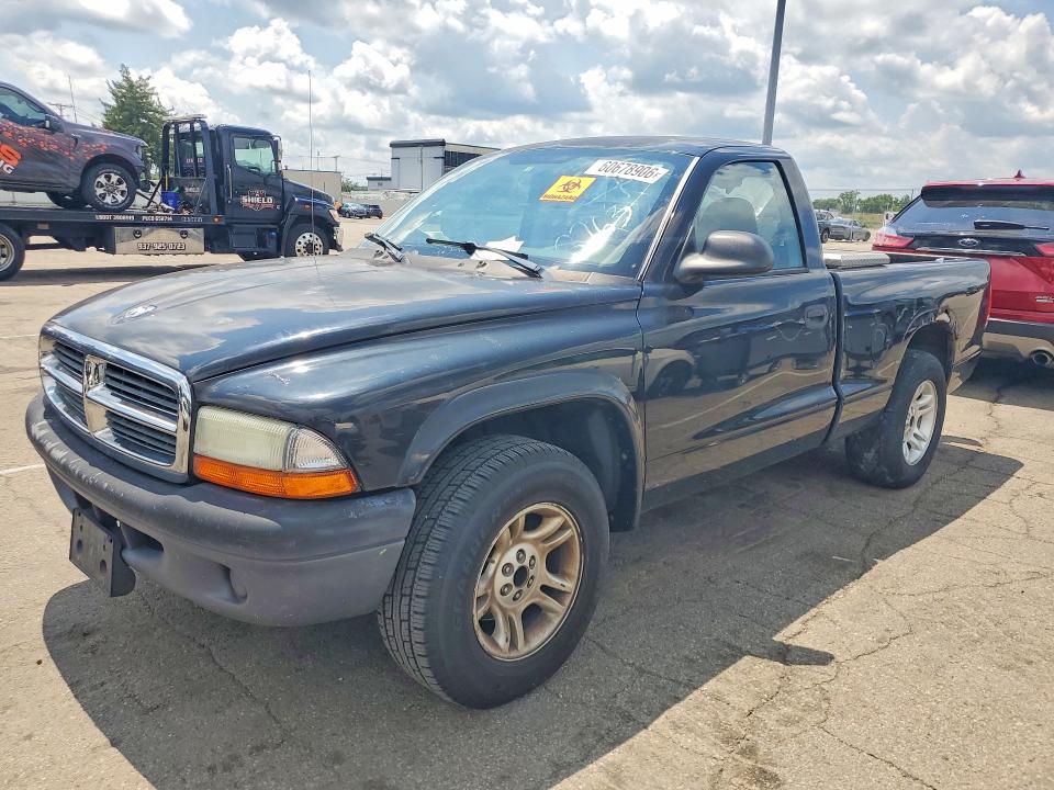 2004 Dodge Dakota მანქანა იყიდება აუქციონზე, vin: 1D7FL16K34S602763, აუქციონის ნომერი: 60678906